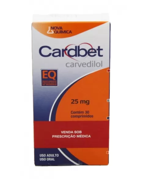 CARDBET 25MG 30 COMP (48)