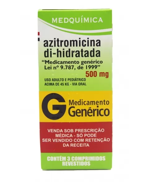 AZITROMICINA 500MG C/3COMP (100)