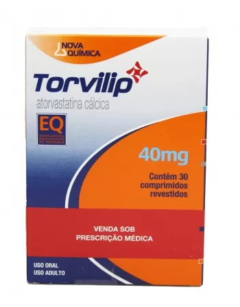 TORVILIP - ATORVASTATNA CALCIA 40MG 30COMP (40)