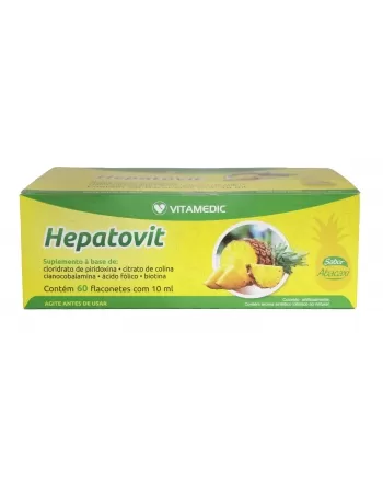 HEPATOVIT ABACAXI 60 FLAC 10ML(12)