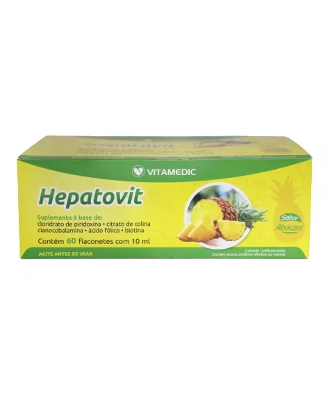 HEPATOVIT ABACAXI 60 FLAC 10ML(12)