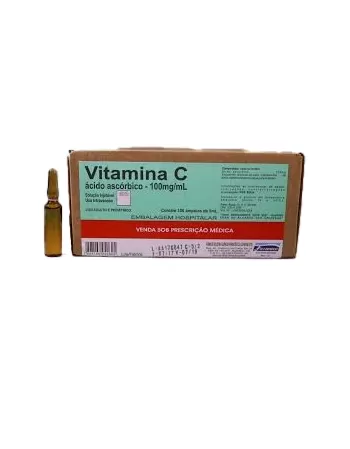 VITAMINA C 500MG 5ML 100AMP