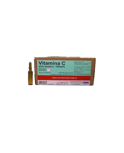 VITAMINA C 500MG 5ML 100AMP