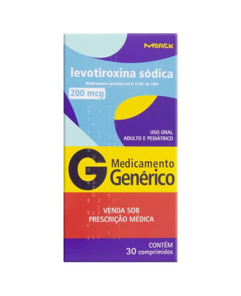 LEVOTIROXINA SODICA 200MCG 30COMP(132)
