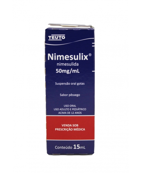 Nimesulida 50mg/mg Teuto 15ml Suspensão de Uso Oral