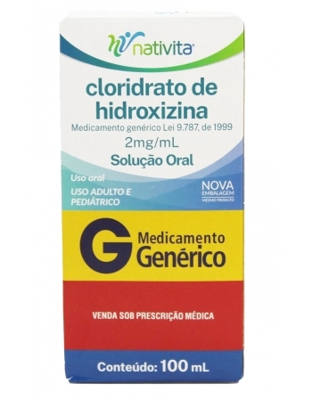 CLOR HIDROXIZINA 2MG/ML 100ML (60)