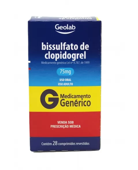 BISSULF CLOPIDOGREL 75MG C/28COMP(60)