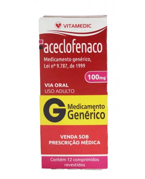 ACECLOFENACO 100MG 12COMP (60)