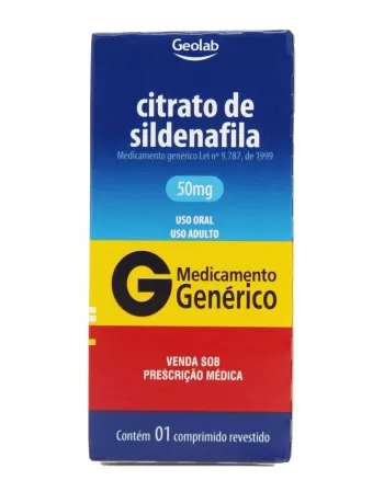 CITRATO SILDENAFILA 50MG C/1COMP(60)