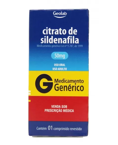 CITRATO SILDENAFILA 50MG C/1COMP(60)