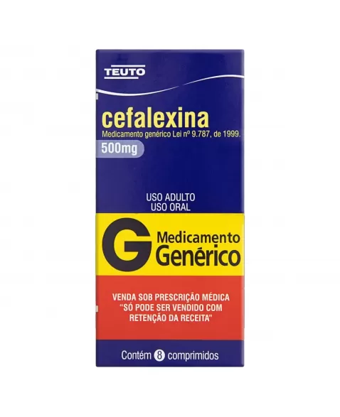 CEFALEXINA 500MGC/8COMP (100)