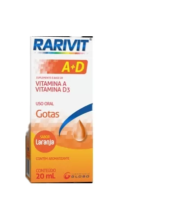 RARIVIT AD LARANJA 20ML (160)