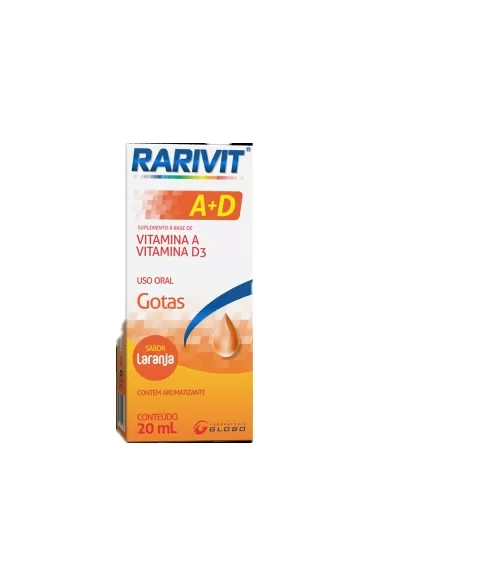 RARIVIT AD LARANJA 20ML (160)