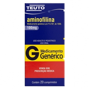 AMINOFILINA 100MG C/20COMP (100)