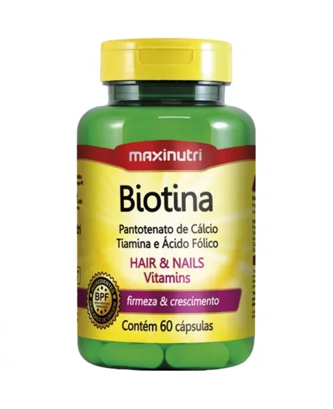 BIOTINA +VIT B+B5+ACIDO FOLICO C/60CAPS