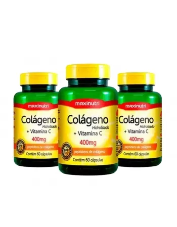 COLAGENO HIDR + VITAMINA C 400MG C/60CAPS