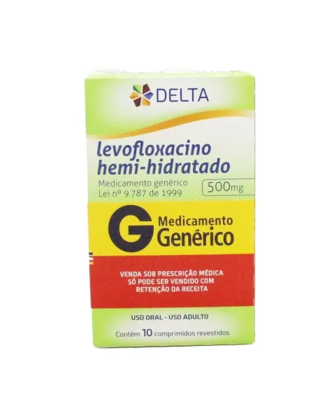 LEVOFLOXACINO 500MG C/10COMP (60)