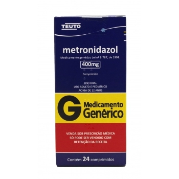 METRONIDAZOL 400MG C/24COMP (40)