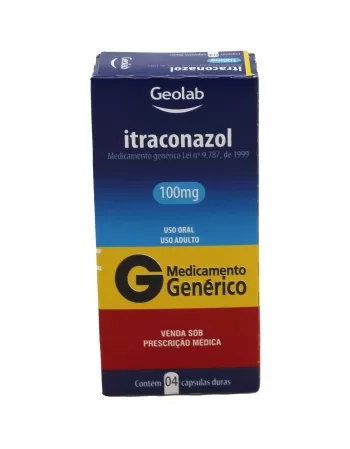 ITRACONAZOL 100MG C/4COMP (60)