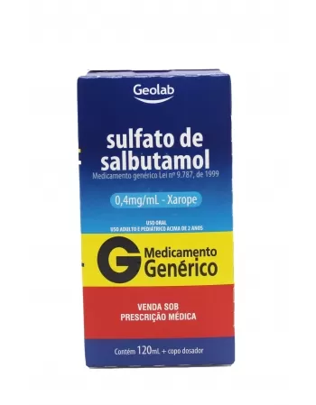 SULF SALBUTAMOL XPE 0,4MG/ML 120ML (24)