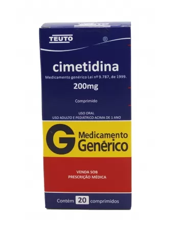 CIMETIDINA 200MG C/20COMP (100)