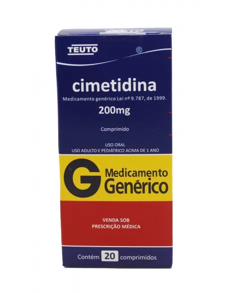 CIMETIDINA 200MG C/20COMP (100)