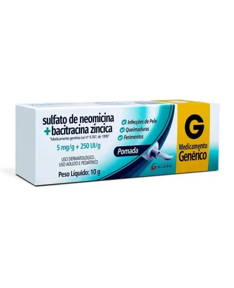 SULFATO NEO+BACITRACINA POM 10G (144)