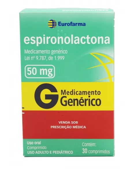 ESPIRONOLACTONA 50MG C/30COMP