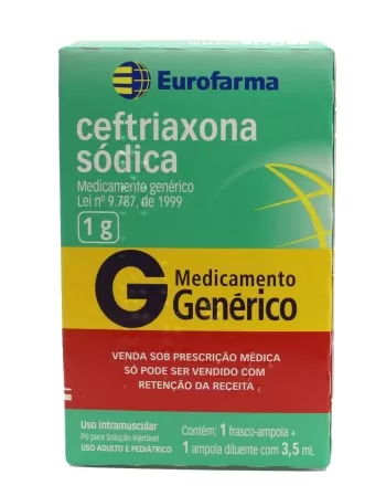 CEFTRIAXONA 1G IM PO INJ+ AMP DIL 3,5ML