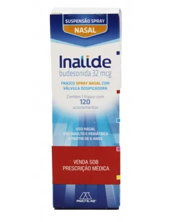 INALIDE- BUDESONIDA 32MCG SUSPENSAO NASAL