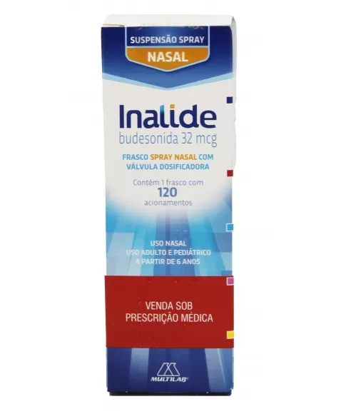 INALIDE- BUDESONIDA 32MCG SUSPENSAO NASAL