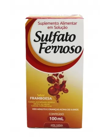 SULFATO FERROSO SOLUCAO ORAL 100ML