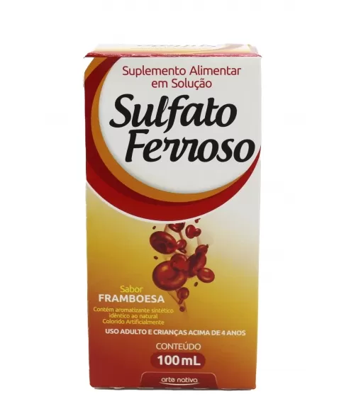 SULFATO FERROSO SOLUCAO ORAL 100ML