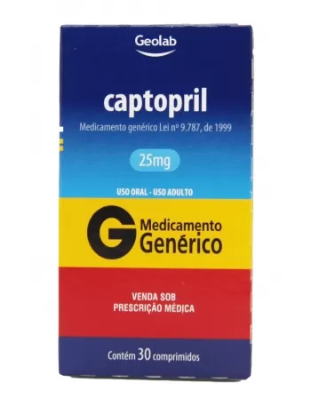 CAPTOPRIL 25MG C/30COMP (60)