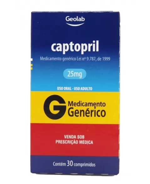 CAPTOPRIL 25MG C/30COMP (60)