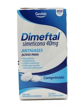 DIMEFTAL-SIMETICONA 40MG 20COMP(60)