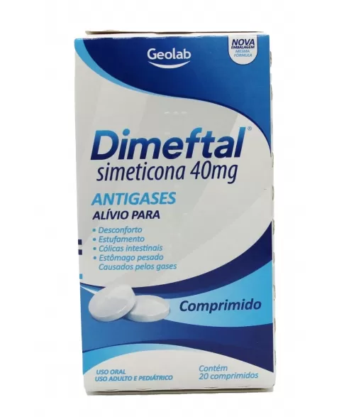 DIMEFTAL-SIMETICONA 40MG 20COMP(60)