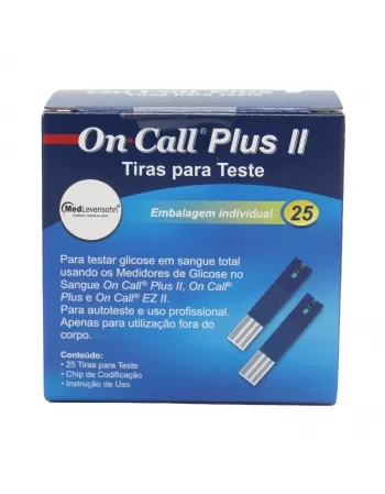 ON CALL PLUS TIRAS REAGENTES C/25UND(FARMA)