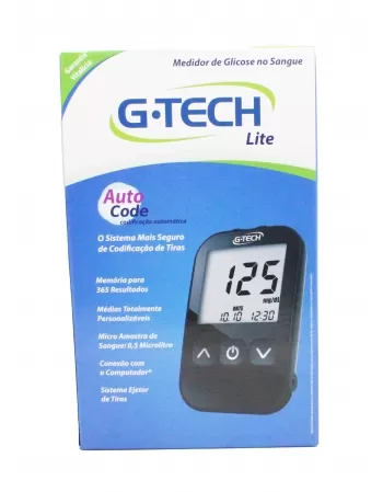 GLICOSIMETRO G-TECH LITE C/ 10 TIRAS