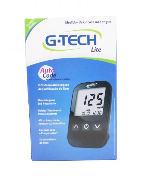 GLICOSIMETRO G-TECH LITE C/ 10 TIRAS