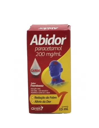 ABIDOR-PARACETAMOL 200MG/15ML FRAMBOESA (200)