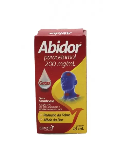 ABIDOR-PARACETAMOL 200MG/15ML FRAMBOESA (200)