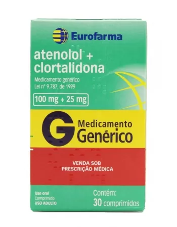 ATENOLOL+CLORTALIDONA 100+25MG 30COMP