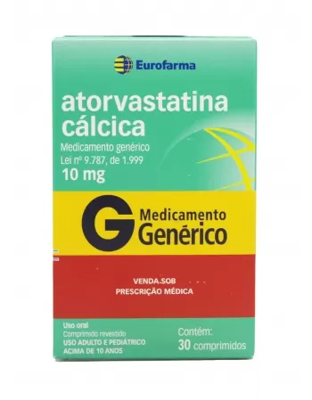 ATORVASTATINA CALCICA 10MG 30COMP