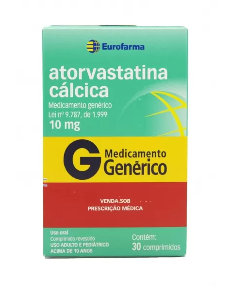 ATORVASTATINA CALCICA 10MG 30COMP