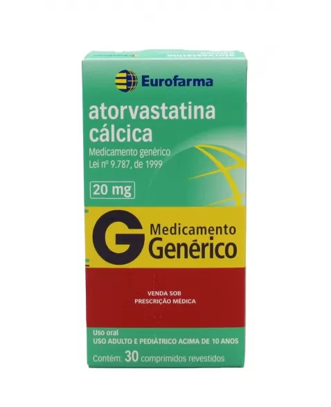 ATORVASTATINA CALCICA 20MG 30COMP