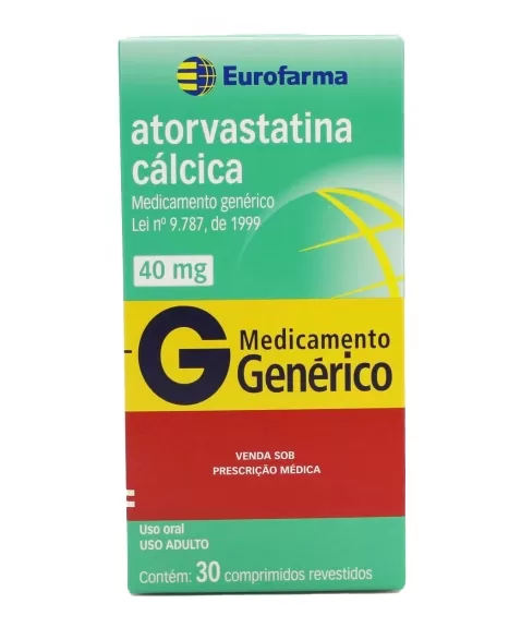 ATORVASTATINA CALCICA 40MG 30COM( 40)