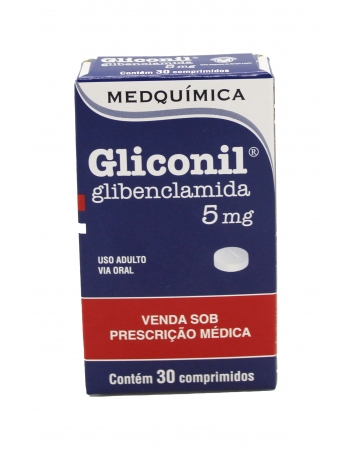 GLICONIL -GLIBENCLAMIDA 5MG C/30COMP (100)
