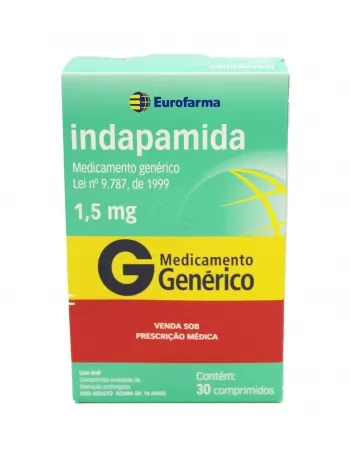 INDAPAMIDA 1,5MG 30COMP