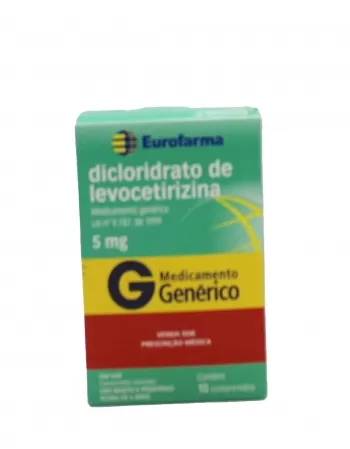 DICLORIDRATO LEVOCETIRIZINA 5MG 10COMP